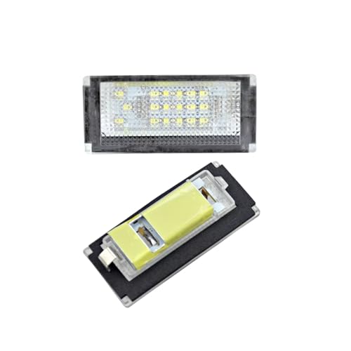 Luz de matrícula LED para Mini Cooper R50 R52 R53 2001-2006 blanca trasera 2