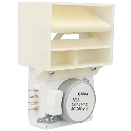242303001 Air Damper Control Assembly Refrigerator Damper Assembly Compatible with Frigidaire Crosley White replaces 242303001AP5788340 PS8746718 EAP8746718 3016452 Fits DFH FFE FFH FFS LFS