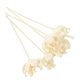 WEKADRIN 5 Stück Teiliges Haushalts Aromatherapie Diffuser Stäbchen mit Getrockneten Blumen Dekorative Duftstäbchen für Langanhaltenden Raumduft Geeignet für Wohnzimmer Büro und Spa