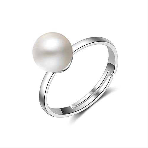 Bague femme bijoux argent 925 perle de fiançailles pour un cadeau unique