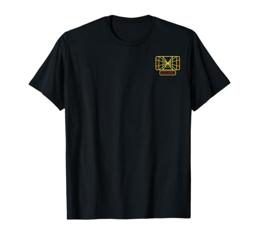 T-shirt Star Wars Targeting System vêtement homme noir à col rond imprimé geek discret