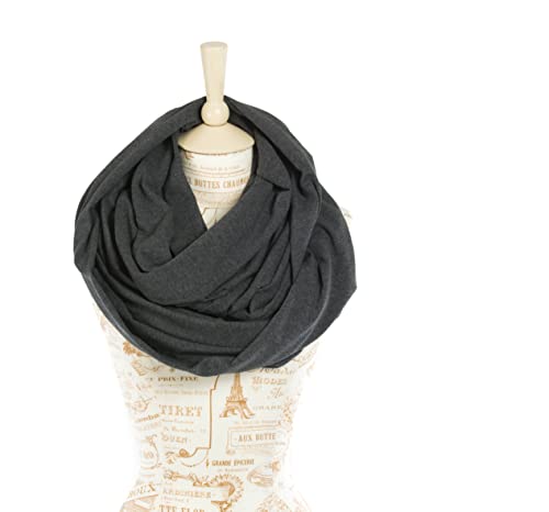 Forgotten Cotton Single Layer Jersey Infinity Scarf
