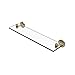 Allied Brass SB-1/22 South Beach Collection 22 Inch Vanity Beveled Edges Glass Shelf, Satin Brass