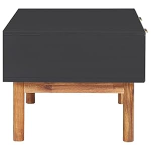Coffee tabletv cabinetlaptop computer deskoffice sofa tableliving room center tea tablewith 2 drawersfeatures gold aluminum handlesassembly required354x197x157solid acacia wood and mdf  urban country home decor