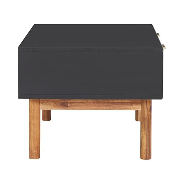 Coffee tabletv cabinetlaptop computer deskoffice sofa tableliving room center tea tablewith 2 drawersfeatures gold aluminum handlesassembly required354x197x157solid acacia wood and mdf  urban country home decor