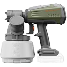 Tilswall Brushless Cordless Paint Sprayer Compatible with Dewalt 20V Battery Battery Not Included, Easy Side-Fill, Electric HVLP Spray Paint Gun for Furniture, Cabinets, Garden Chairs, Fence