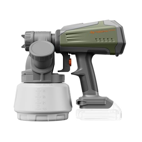 Tilswall Brushless Cordless Paint Sprayer Compatible with Dewalt 20V Battery (Battery Not Included), Easy Side-Fill, Electric HVLP Spray Paint Gun for Furniture, Cabinets, Garden Chairs, Fence