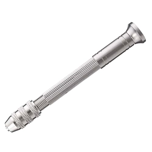 DMAIS Pin Vise Taladro manual | Tornillo de mano preciso ligero y duradero multiusos para pulseras