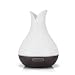 Produktbild Aroma Diffuser BOT B5 DO - Weiß und Dunkelbraunes Holz 400 ml  Raumduft, Luftbefeuchter, Ätherische Öle Diffuser, Smart Home Lufterfrischer, Duftöl Diffuser für Schlafzimmer, Humidifier und Duftlampe