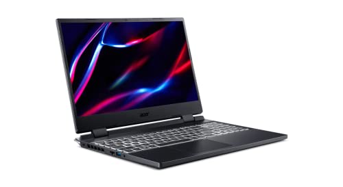 Image of acer Nitro 5 Laptop 2023, Intel 14-Core i7-12700H, 15.6 inch FHD 144Hz IPS Display, NVIDIA GeForce RTX 3060, 24GB DDR4 2TB SSD, 4-Zone RGB Backlit Keyboard, Thunderbolt 4, HDMI 2.1, Wi-Fi 6, Win10 Home