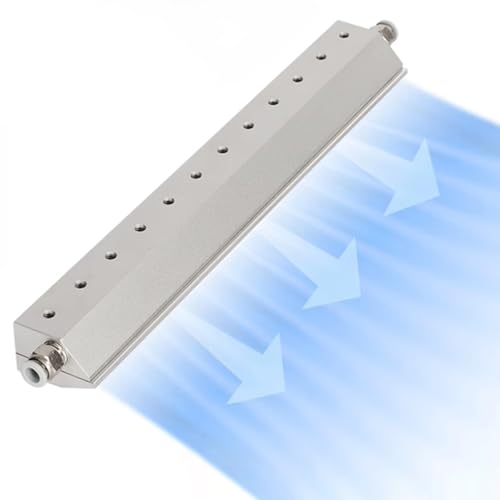 Przemysłowa dmuchawa nożowa, ostrze ze stopu aluminium, długość 150-600 mm, gwint wewnętrzny 1/4, szczelina wylotowa 0,05 mm, idealna do użytku na linii produkcyjnej ze sprężarką powietrza