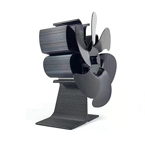 Ronyme Ventilador superior de fogão de 6 lâminas, alimentado por calor, queimador de para distribuiç