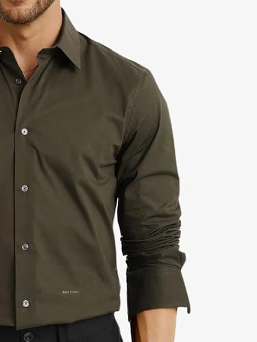 Image of Rare Rabbit Regular fit Plain Shirt