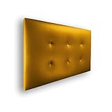 Silcar Home - Cabecero de Cama Carlo 115 Dorado - Estructura de Madera, 115 cm