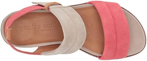 Gentle Souls by Kenneth Cole Women's Women's Lavern Puff Sandal, Coral Multi, 7.5 | Image 4