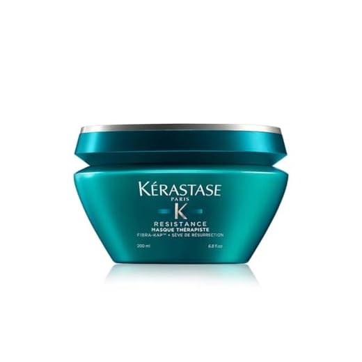KÉRASTASE Résistance - Masque Thérapiste - Masque Capillaire Reconstructeur & Nourrissant - Technologie FIBRA-KAP™ & Sève de Résurrection - Cheveux Très Abîmés - 200 ml