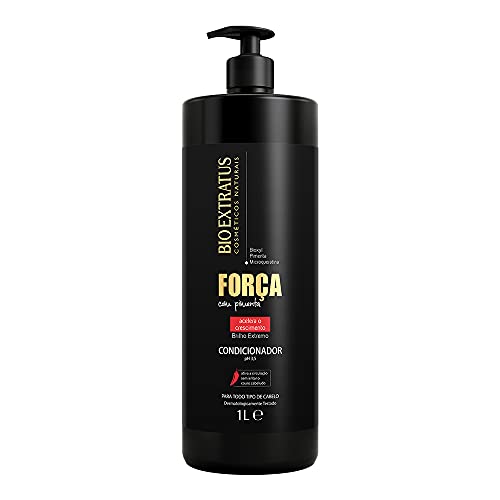 Linha Forca com Pimenta (Forca e Crescimento) Bio Extratus - Condicionador 1000 Ml - (Bio Extratus Pepper Strength (Strength And Growth) Collection - Conditioner 33.81 Fl Oz)