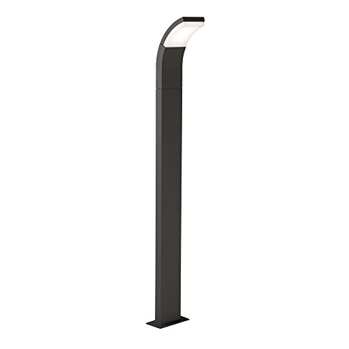 Borne lumineuse plastique gris Kroz - Sublimez et sécurisez vos allées de jardin dès la nuit tombée