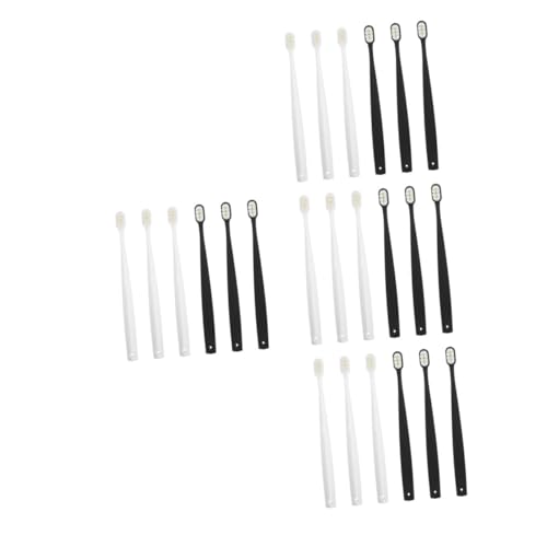 Beaupretty 24pcs Soft Travel Toothbrush Adults and Pregnant Women Bristles Ergonomic Design Compact and Portable for Oral Care