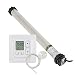 Produktbild jarolift Elektromechanischer Universalmotor Uni 60 Rohrmotor SW60 + THOR Zeitschaltuhr inkl. Sonnensensor