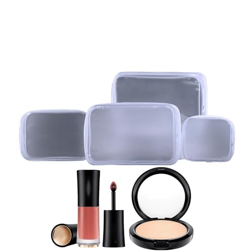 Borsa cosmetica multifunzionale borsa da viaggio trasparente per il trucco organizer per con cerniera A prova di polvere grande capacità impermeabile per viaggiare custo