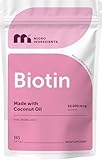 Micro Ingredients Biotin 10,000 mcg with Hyaluronic Acid 25 mg Per Serving | Made with Coconut Oil | 365 Softgels | 1 Per Day | One Year Supply | Non-GMO & Gluten Free