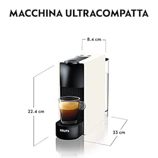 Nespresso Essenza Mini XN110B, Macchina da Caffè Krups, Grigio Scuro