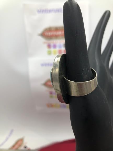 Turquoise Stone Ethnic Ring, Afghan Kuchi Ring, Boho Ring, Afghan Jewelry4