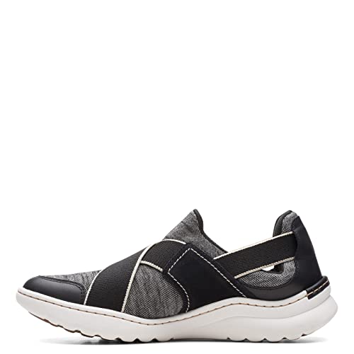 Clarks Clarks Teagan Go Sneaker, Black Combi, 9.5 Medium