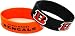 NFL Cincinnati Bengals Silicone Rubber Bracelet Set, 2-Pack