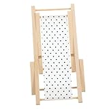 Mini chaise de plage pliable - le design de style frais peut vous une atmosphère détendue, une pièce de décoration pour votre ami, modèle de chaise de plage miniature