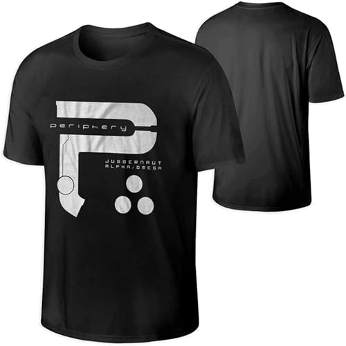 Welikee Periphery Men's Short Sleeve Fashion Cotton T-Shirt Black XXL