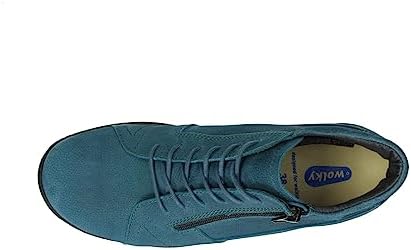 Wolky Women's Why Ankle Boot, Petrol Antique Nubuck, 8 | Image 1