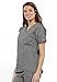 Cherokee Women's V Neck Scrubs Shirt, Grey, Small