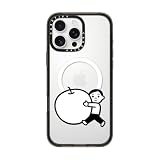 CASETiFY インパクト MagSafe対応 iPhone 16 Pro Max ケース [スリム / 2.5mの落下試験をクリア (MIL規格4倍相当) / ワイヤレス充電およびMagsafe対応] - Apple Boy - クリア ブラック