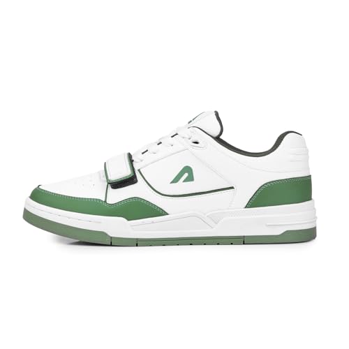 Boldfit Sneakers for Man Lightweight Shoes for Men Comfortable Sneakers for Men Air Mesh Casual Shoes Mens Soft Cushion Insole Lace Up Casual Boys Shoe Sneaker DripWave, Green, UK 06