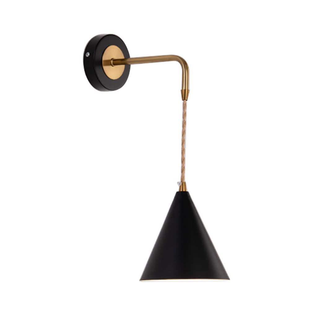HUAYUSEDF Modern Wall Lamp Bedroom Black Sconce Lighting Fixtures Simple Lights Bedside Light Hallway lamp for Living Room Aisle Staircase (B)(C)