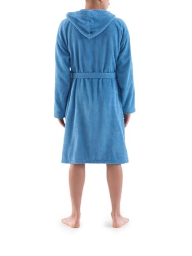 Peignoir lavande taille L compact pour ne plus attraper froid après le bain - 4