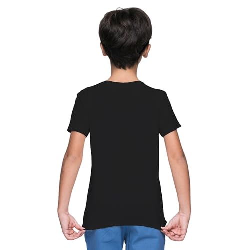 Image of Yazh Texworld Boys Round Neck Blended Cotton T-Shirts | Regular Fit | Half Sleeve | Casual Wear | Trendy | Combo Pack of 5 | Multicolor | Soft, Durable, and Stylish for Everyday use