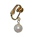 FRESCA UNO Gold Plated 8mm Freshwater Pearl Clip On Earrings