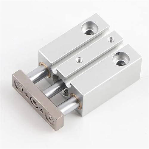 Mini cilindro de tres ejes TCM10X25S con varilla de guía integrada 4