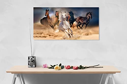 Running Horse Canvas Wall Art Prints Paintings Animal Pictures Artwork For Living Room Decor #TOP4