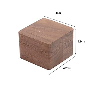 Boîte en bois pour médiators de guitare – Largement applicable – Noyer noir – Longue durée de vie – Pour protéger les… - Les Beatles, Paul McCartney, John Lennon, RIngo Starr, George Harrison Boîte en bois pour médiators de guitare - Largement applicable - Noyer noir - Longue durée de vie - Pour protéger les… – Image 2