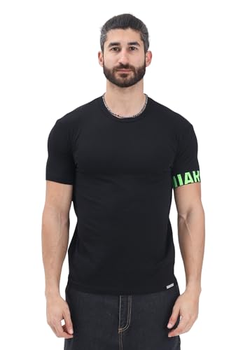 Materiale: 94%co 6%ea DSQUARED2 T-Shirt a Manica Corta Bianca per Uomo e Donna con Manica logata L