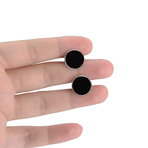 Jipimon Cufflinks For Men 2+6 Pcs Classic Cuff Links Set For Tuxedo Shirts Business Wedding, Luxury Box Gift Ideas For Boys #TOP2