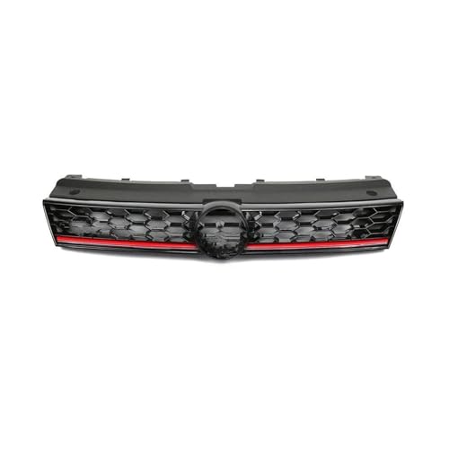 Grille calandre avant pour Golf MK7.5 Facelift 2017-2020 en nid d'abeille noir