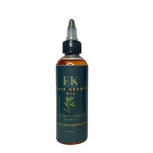 EK Plantmade Ayurvedic Hair Growth Oil. Nourishes and relieve dry, itchy and sensitive scalp. Eliminates Dandruff.