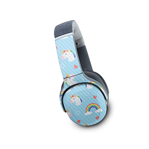Image of MightySkins Carbon Fiber Skin Compatible with Skullcandy Crusher Evo Wireless - Unicorn Perfection | Protective, Durable Textured Carbon Fiber Finish | Easy to Apply