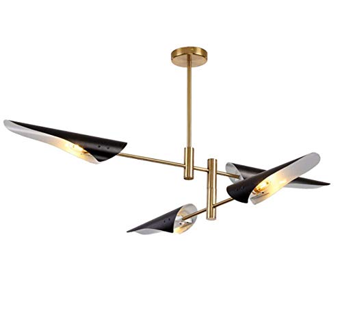 Lámpara de Techo de aleación de Aluminio y Metal, Estilo Industrial, Estilo nórdico Moderno, Oblicua, giratoria 360°, para Sala de Estar, iluminación Decorativa.
