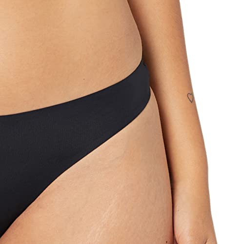 Amazon Essentials Women's Seamless Breathable Underwear for Women Thong, Bonded Stretch, Pack of 43